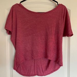 Red crop top